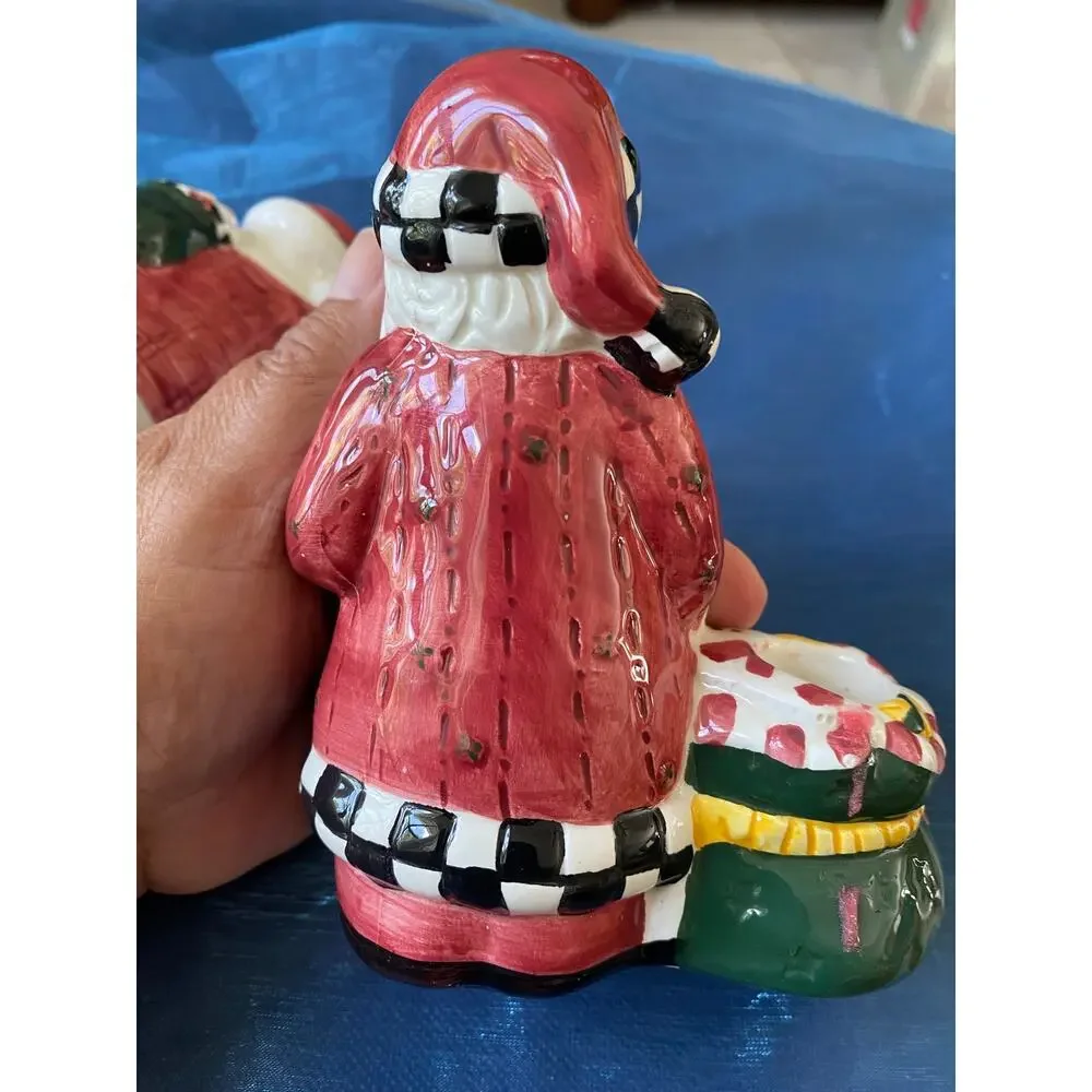 2 vintage ceramic candle holder is from the 1997 Sakura 